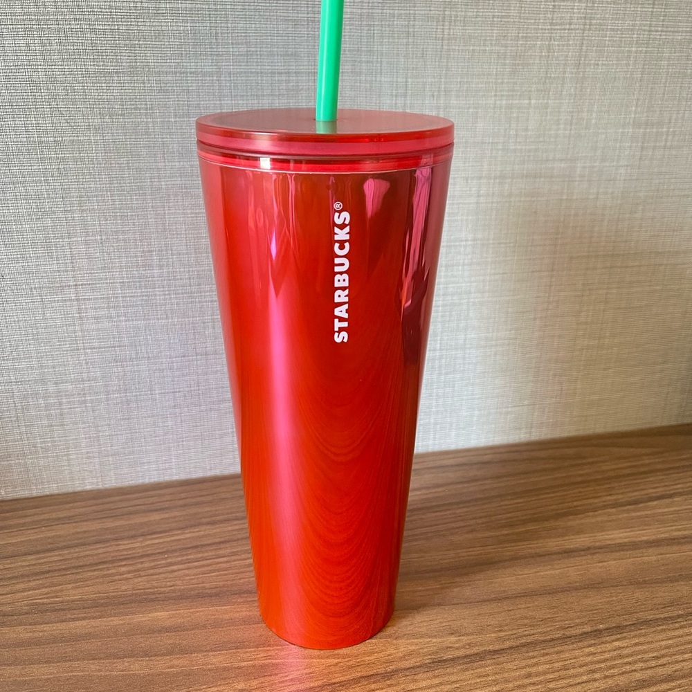 Starbucks Tumbler Summer 2022 Red 24 Oz New Free Shipping